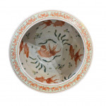 Chinese export famille vert fish bowl
