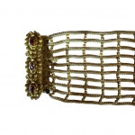 Pair of 18th century pinchbeck gold bracelets