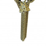 Christian Dior gilt tassel necklace