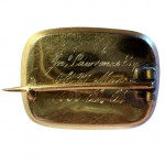 William IV gold memory brooch