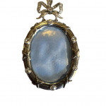 Belle Epoque 18ct gold diamond set locket