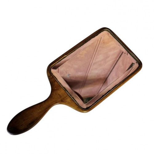 Early Victorian travelling vanity mirror