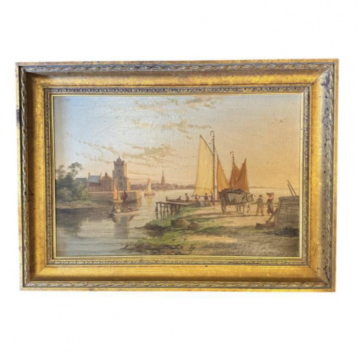 William Raymond Dommerson oil on canvas