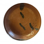 Patamban Michoacan Redware plate