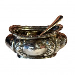 Pair of Edwardian silver salts