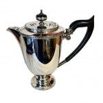 Four piece silver tea set