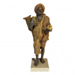 Cold painted terracotta figures