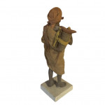 Cold painted terracotta figures