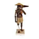 Cold painted terracotta figures