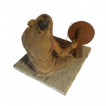 Cold painted terracotta figures