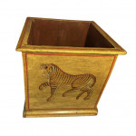 Indian hand-painted planter
