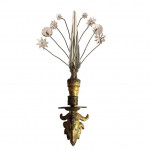 Pair of French Empire gilt wall sconces