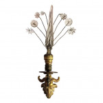 Pair of French Empire gilt wall sconces