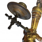 Pair of French Empire gilt wall sconces