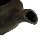 Mid 19th century Wedgwood black basalt tea pot