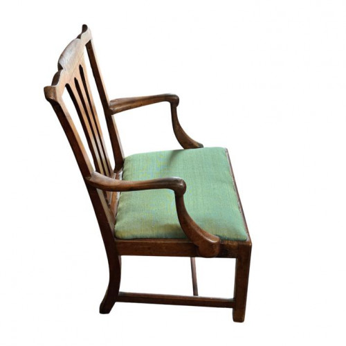 George II walnut carver side chair