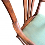 George II walnut carver side chair