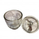 18th century glass preserve pot