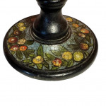 Pair of painted Arts & Crafts candlesticks