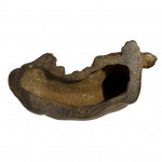Cast figure of a recumbent lion