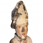Early 18th century figure of St Nicholas