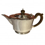 Three piece silver tea set