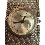 Retro Amex silver watch