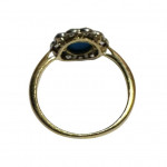 Victorian forget me not ring