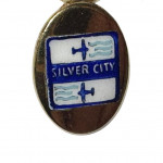 Mid-century gilt enamel cufflinks
