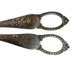 Old Sheffield Plate grape scissors