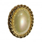 Christian Dior faux pearl ear clips
