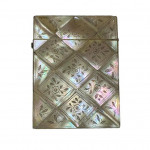 Mother of pearl carte de visite case