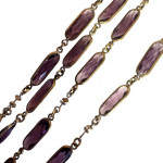 Edwardian gilt guard chain