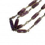 Edwardian gilt guard chain