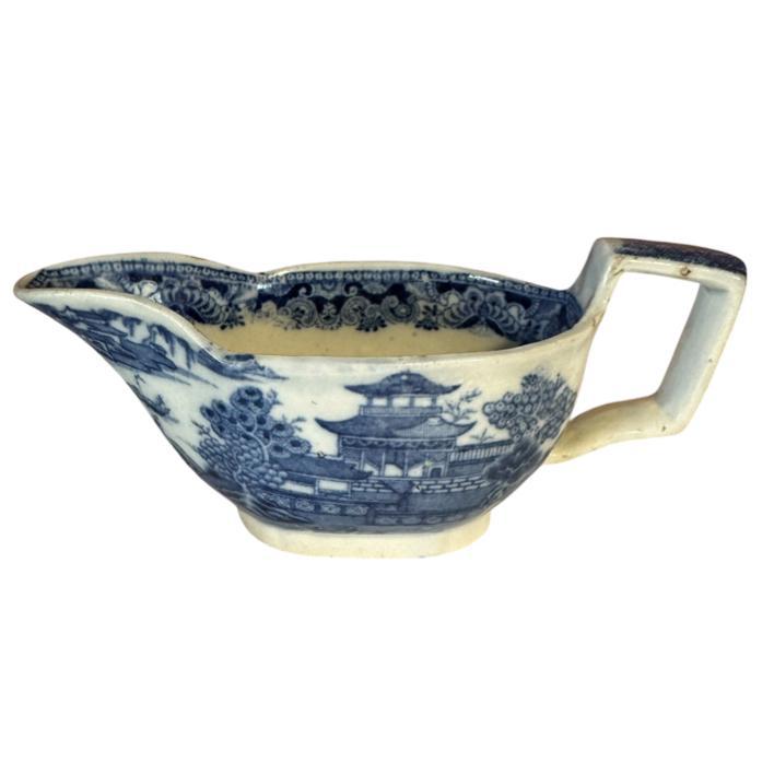 18th century English porcelain sauce boat