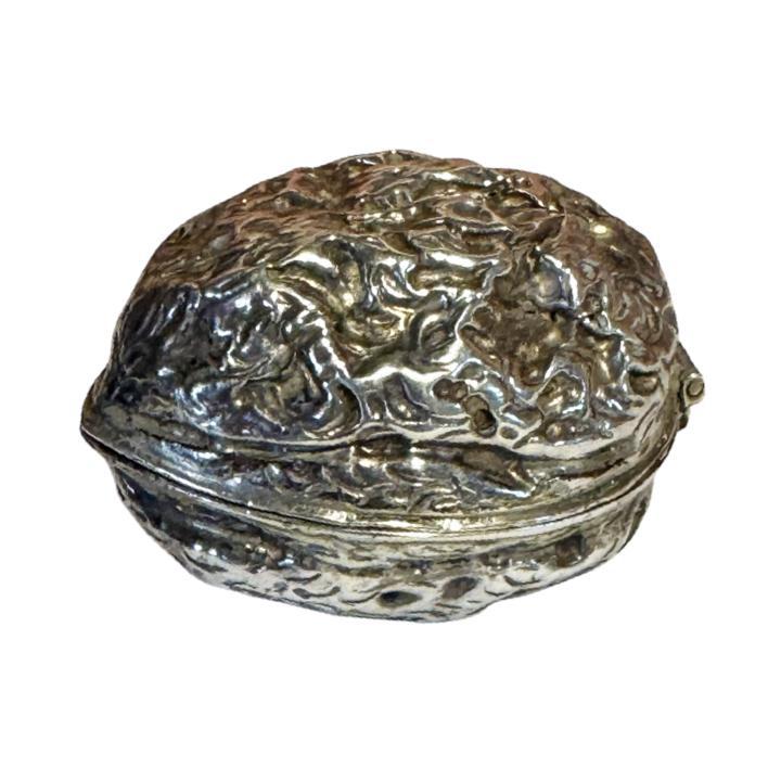 18th century silver pendant pomander