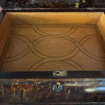 17th century tortoiseshell veneer table cabinet