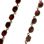 Georgian garnet rivière necklace