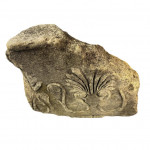 17th century carved stone frieze fragment