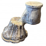 Pair of giant camel hoof stands