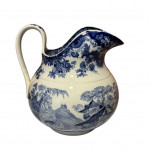 Mintons blue and white pattern water jug