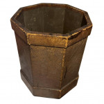 Ostrich skin waste paper bin