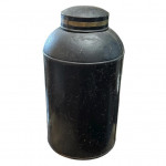 Regency toleware tea canister