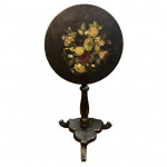 Victorian papier-mâché top tea table