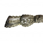 Edwardian silver bow brooch