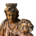 Large 17th century Madonna and Child