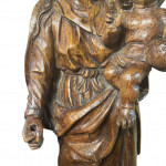 Large 17th century Madonna and Child