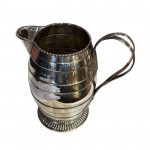 Old Sheffield Plate Barrel-form Jug