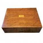 Edwardian oak canteen of cutlery