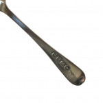 Set of three George III condiment spoons